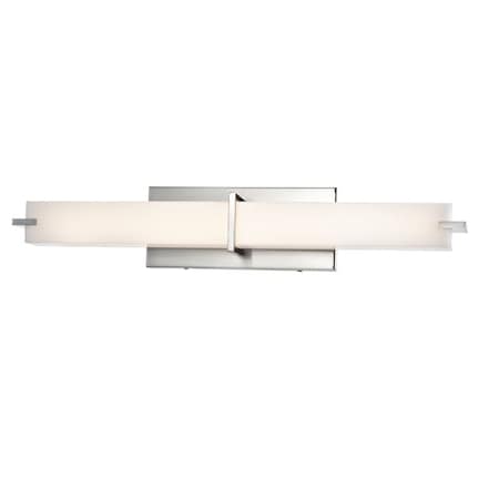 Sunpark Integrated LED Vanity Light Fixture, Tunable Color Temperature, Energry Star, Satin Nickel Finish FL5324D-MCT-62